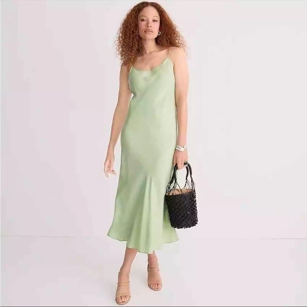 J. Crew Gwyneth Cupro Slip Dress